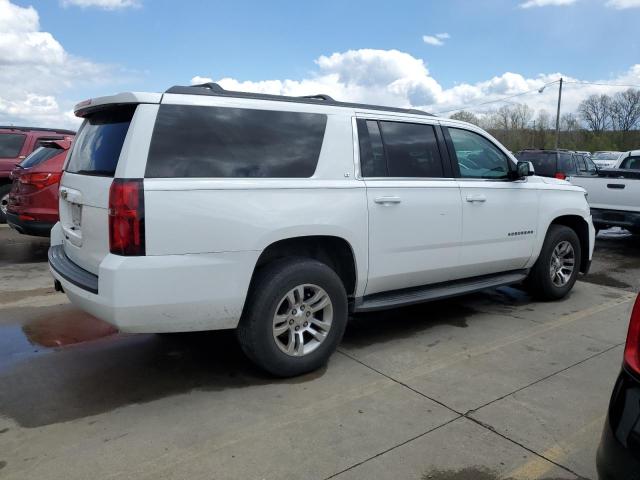 1GNSKJKC3FR261599 - 2015 CHEVROLET SUBURBAN K1500 LT WHITE photo 3