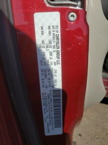 2C4RC1CG1DR531118 - 2013 CHRYSLER TOWN & COU TOURING L RED photo 13