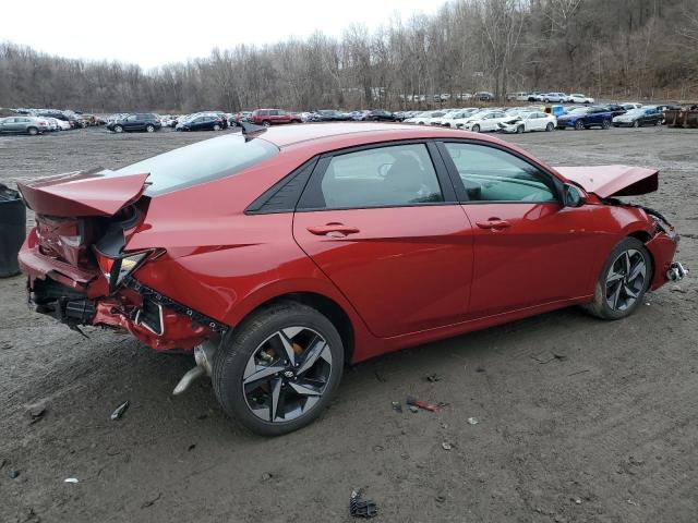 KMHLS4AG7PU567217 - 2023 HYUNDAI ELANTRA SEL BURGUNDY photo 3