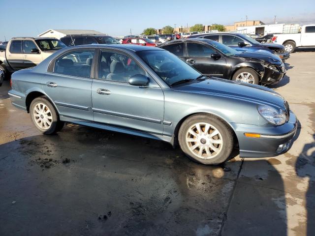 KMHWF35H15A117673 - 2005 HYUNDAI SONATA GLS BLUE photo 4