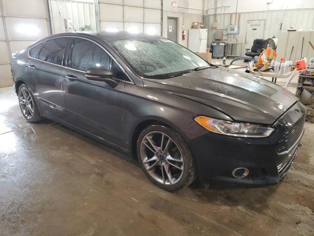 3FA6P0K90GR130359 - 2016 FORD FUSION TITANIUM GRAY photo 4