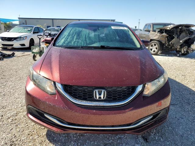 19XFB2F59FE253160 - 2015 HONDA CIVIC LX MAROON photo 5