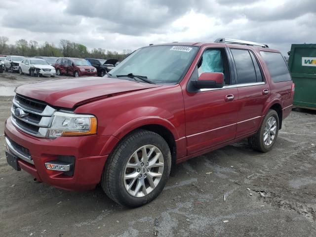 1FMJU2AT5HEA14158 - 2017 FORD EXPEDITION LIMITED RED photo 1