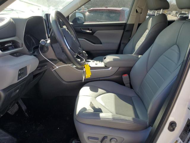 5TDGZRAHXLS503341 - 2020 TOYOTA HIGHLANDER XLE WHITE photo 7