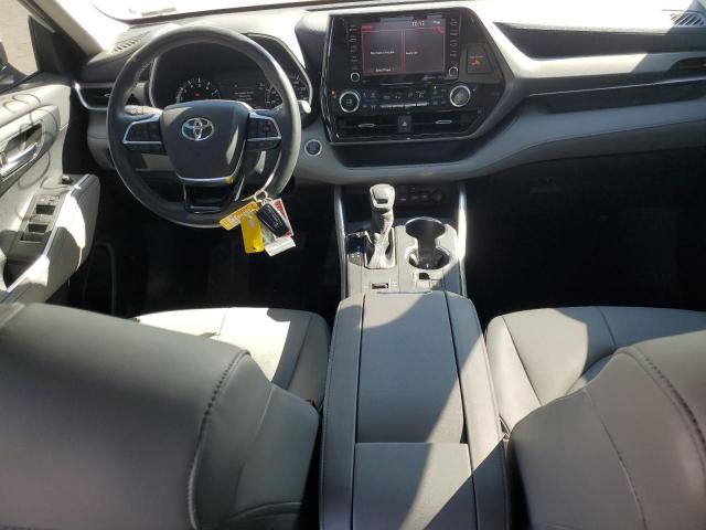 5TDGZRAHXLS503341 - 2020 TOYOTA HIGHLANDER XLE WHITE photo 8