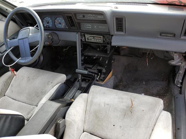 1B3BA44D8FG316175 - 1985 DODGE DAYTONA GRAY photo 8