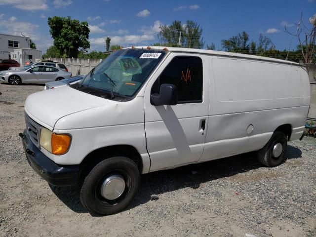 1FTNE24L96HA42832 - 2006 FORD ECONOLINE E250 VAN WHITE photo 1