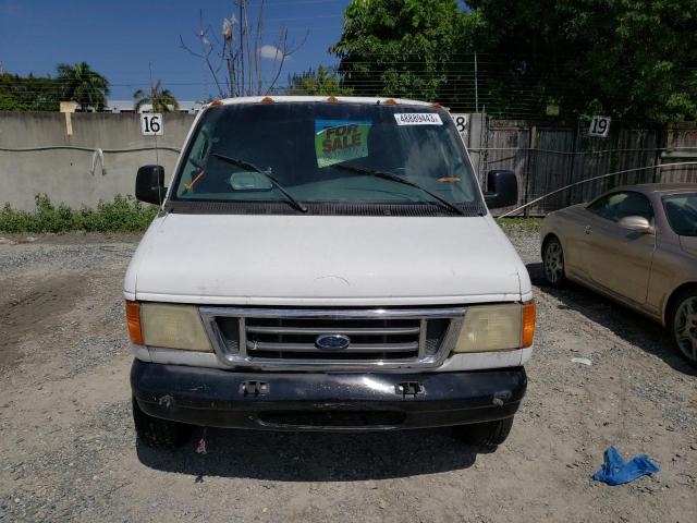 1FTNE24L96HA42832 - 2006 FORD ECONOLINE E250 VAN WHITE photo 5