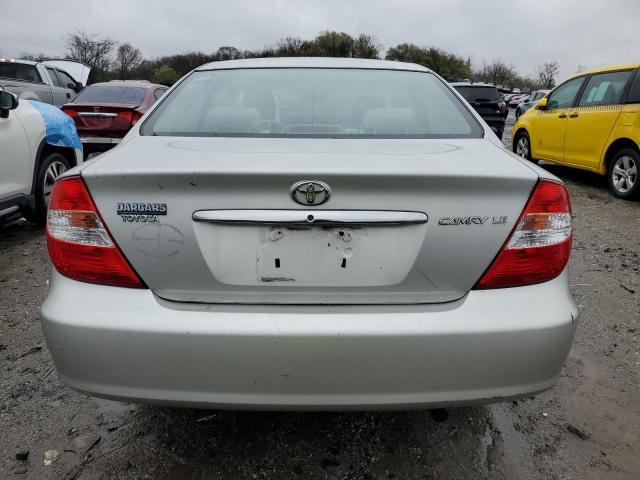 4T1BE32K14U376405 - 2004 TOYOTA CAMRY LE SILVER photo 6