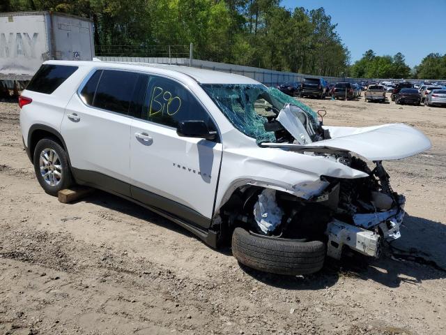 1GNERFKW0LJ213293 - 2020 CHEVROLET TRAVERSE LS WHITE photo 4