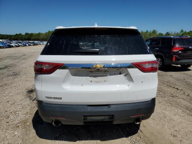 1GNERFKW0LJ213293 - 2020 CHEVROLET TRAVERSE LS WHITE photo 6