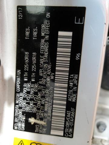 JTJBARBZXJ2161979 - 2018 LEXUS NX 300 BASE თეთრი ფოტო 14