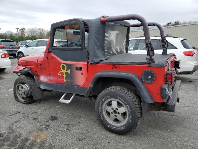 1J4FA29P72P716952 - 2002 JEEP WRANGLER / SE RED photo 2