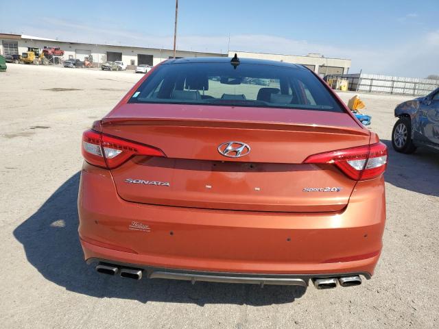 5NPE34AB4FH037813 - 2015 HYUNDAI SONATA SPORT ORANGE photo 6