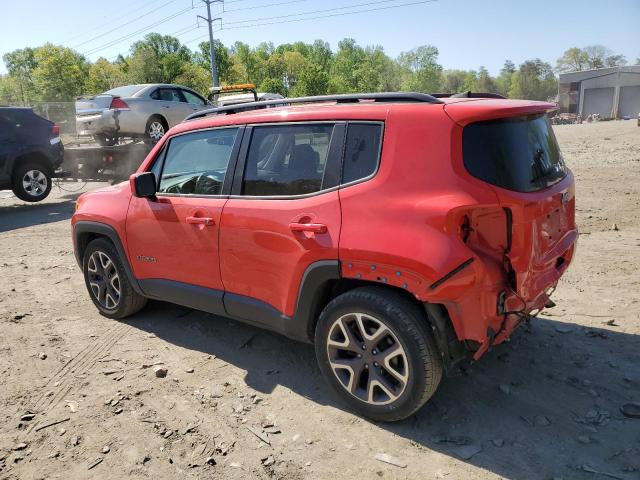 ZACCJABB9JPG80734 - 2018 JEEP RENEGADE LATITUDE RED photo 2