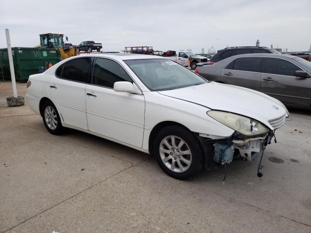 JTHBF30G936002478 - 2003 LEXUS ES 300 WHITE photo 4