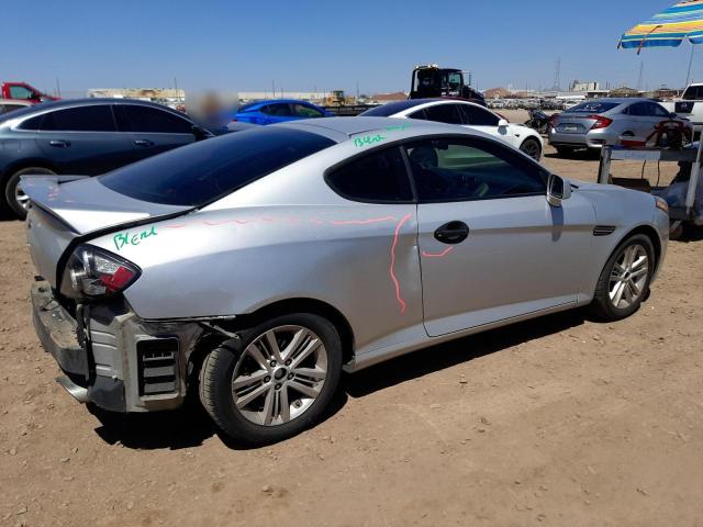 KMHHM66D68U293553 - 2008 HYUNDAI TIBURON GS SILVER photo 3