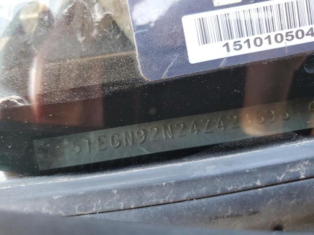 5TEGN92N24Z423696 - 2004 TOYOTA TACOMA DOUBLE CAB PRERUNNER WHITE photo 12