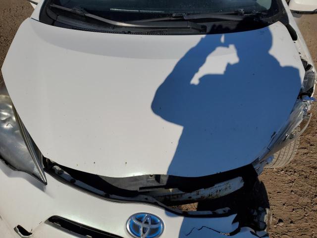 JTDKDTB30C1521868 - 2012 TOYOTA PRIUS C WHITE photo 11