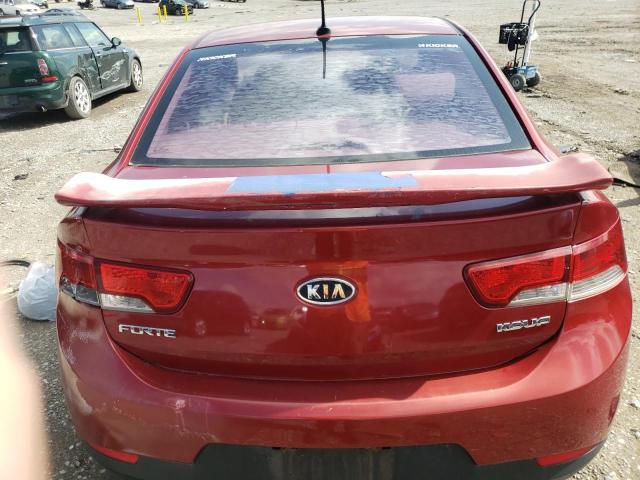 KNAFU6A28A5153812 - 2010 KIA FORTE EX MAROON photo 6