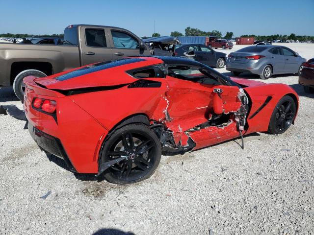 1G1YA2D78F5116487 - 2015 CHEVROLET CORVETTE STINGRAY 1LT RED photo 3
