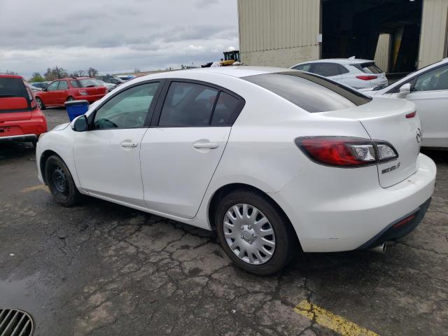 JM1BL1SG7A1130529 - 2010 MAZDA 3 I WHITE photo 2