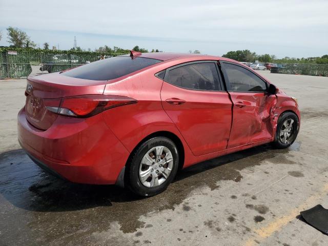 KMHDH4AE4GU531647 - 2016 HYUNDAI ELANTRA SE RED photo 3