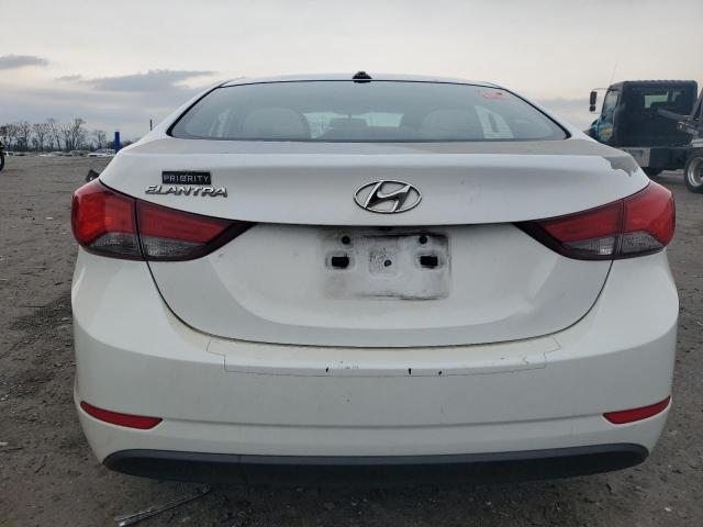 5NPDH4AE5GH770641 - 2016 HYUNDAI ELANTRA SE WHITE photo 6