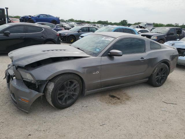 1ZVBP8CF7E5280820 - 2014 FORD MUSTANG GT GRAY photo 1