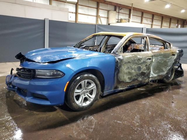 2C3CDXBG1NH169441 - 2022 DODGE CHARGER SXT BLUE photo 1