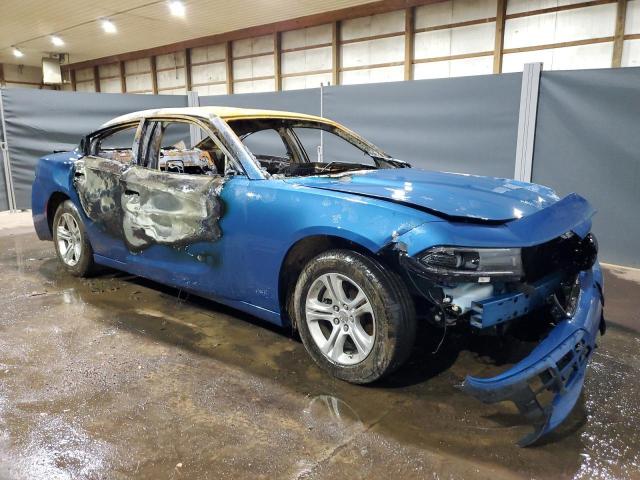 2C3CDXBG1NH169441 - 2022 DODGE CHARGER SXT BLUE photo 4