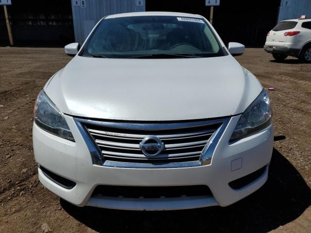 3N1AB7APXEL663513 - 2014 NISSAN SENTRA S WHITE photo 5