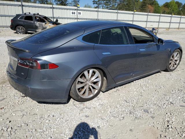 5YJSA1S14EFP33226 - 2014 TESLA MODEL S GRAY photo 3