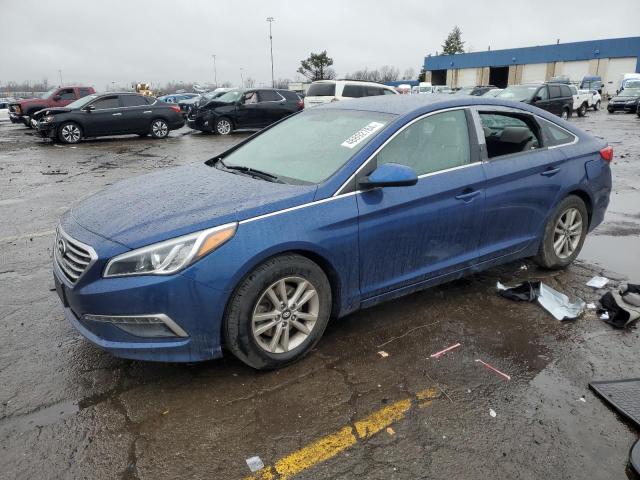 5NPE24AF5FH240005 - 2015 HYUNDAI SONATA SE BLUE photo 1