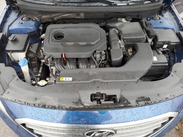 5NPE24AF5FH240005 - 2015 HYUNDAI SONATA SE BLUE photo 11