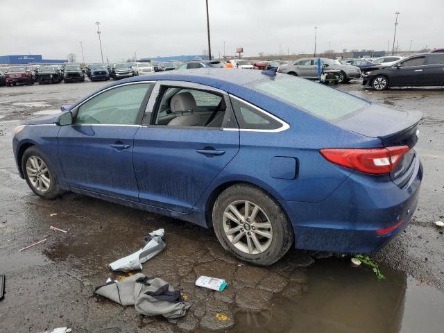 5NPE24AF5FH240005 - 2015 HYUNDAI SONATA SE BLUE photo 2