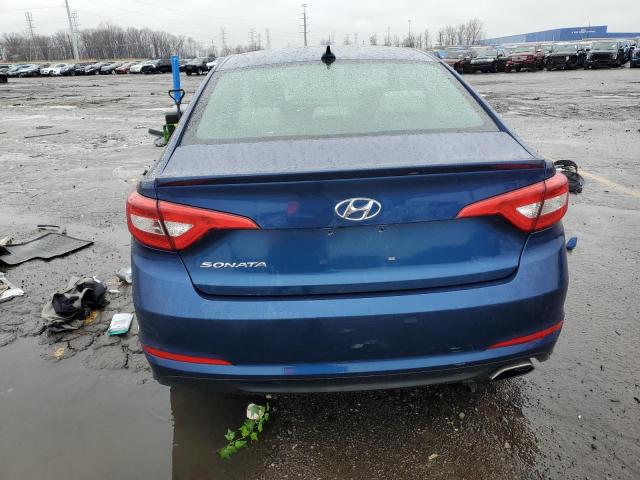 5NPE24AF5FH240005 - 2015 HYUNDAI SONATA SE BLUE photo 6