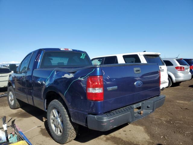 1FTRF12268KD12091 - 2008 FORD F150 BLUE photo 2