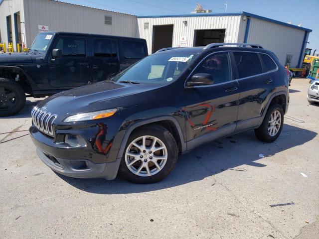 1C4PJMCB1EW284646 - 2014 JEEP CHEROKEE LATITUDE BLACK photo 1