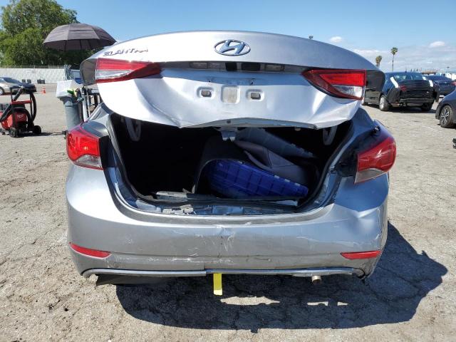 5NPDH4AE6FH559849 - 2015 HYUNDAI ELANTRA SE SILVER photo 6