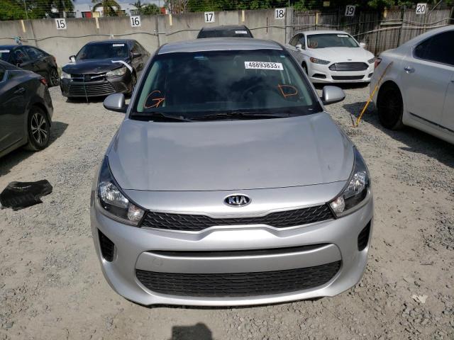 3KPA24AB5KE172749 - 2019 KIA RIO S SILVER photo 5