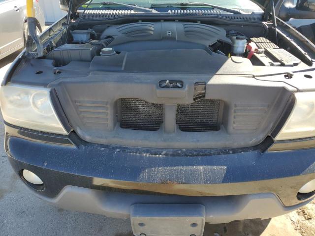 5LMEU88H95ZJ27814 - 2005 LINCOLN AVIATOR შავი ფოტო 12