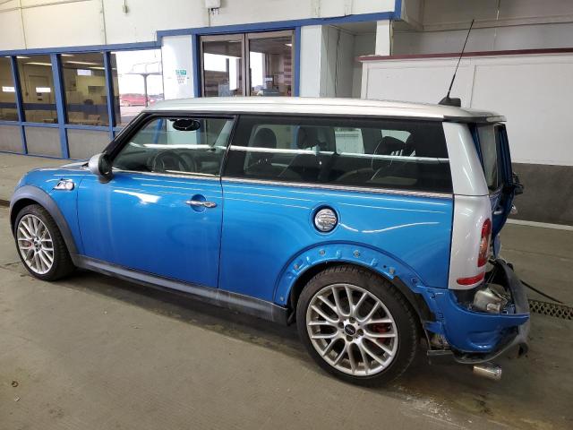 WMWMM33568TP70788 - 2008 MINI COOPER S CLUBMAN BLUE photo 2