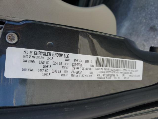 2C4RC1BG3CR297600 - 2012 CHRYSLER TOWN & COU TOURING Boz foto 12