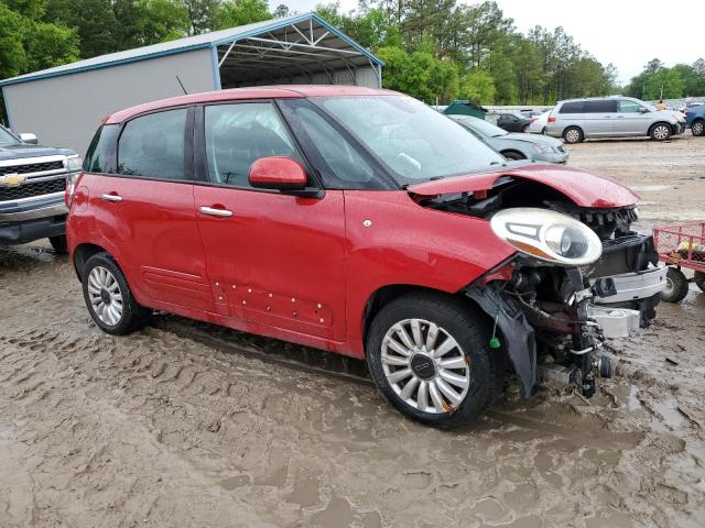 ZFBCFABH6FZ030566 - 2015 FIAT 500L EASY RED photo 4