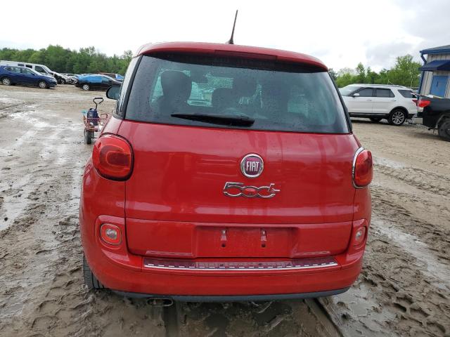 ZFBCFABH6FZ030566 - 2015 FIAT 500L EASY RED photo 6