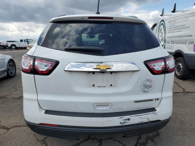 1GNKRFEDXGJ162291 - 2016 CHEVROLET TRAVERSE LS WHITE photo 6