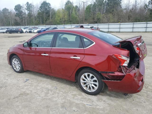 3N1AB7AP8KY397262 - 2019 NISSAN SENTRA S MAROON photo 2