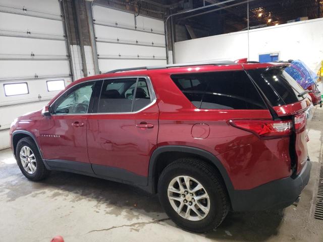 1GNEVGKW1KJ101568 - 2019 CHEVROLET TRAVERSE LT RED photo 2