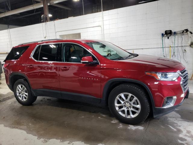 1GNEVGKW1KJ101568 - 2019 CHEVROLET TRAVERSE LT RED photo 4